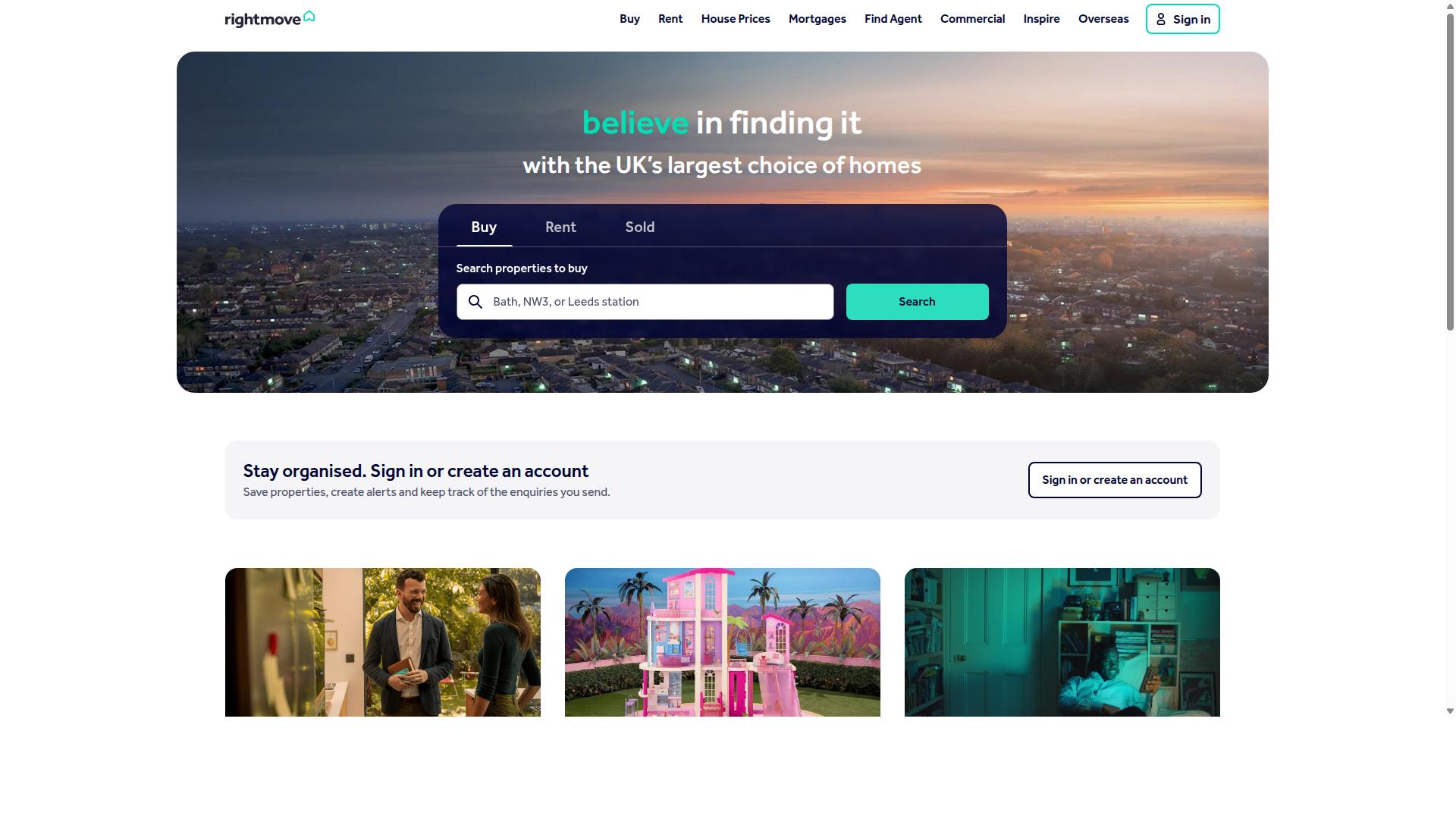 Rightmove website